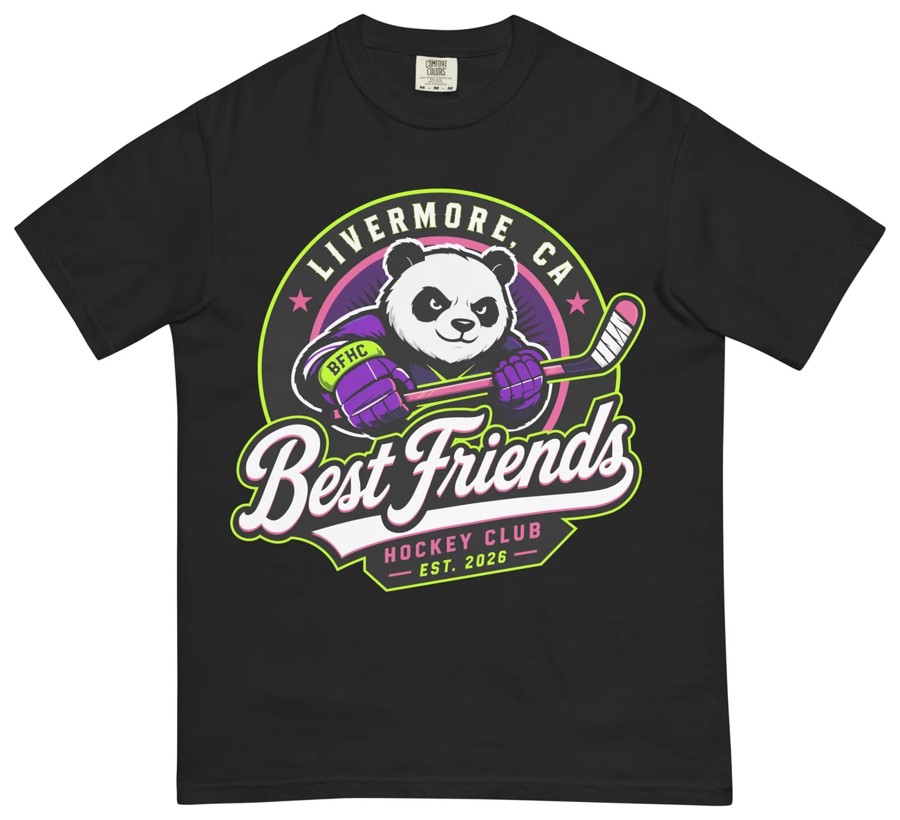 Best Friends Hockey Club heavyweight tee
